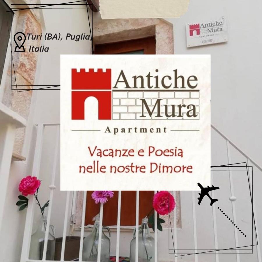 Antiche Mura Apartments "Nel Cuore Della Puglia"Bivani, Cucina, Terrazzo Turi Bagian luar foto